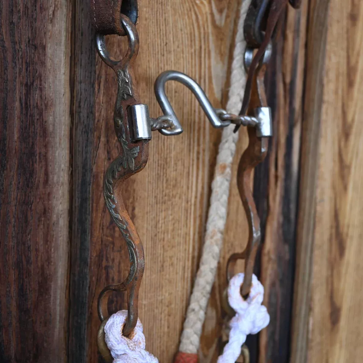 Classic Equine Twisted Wire Loose Port Bridle Rig w/Split Ear Headstall