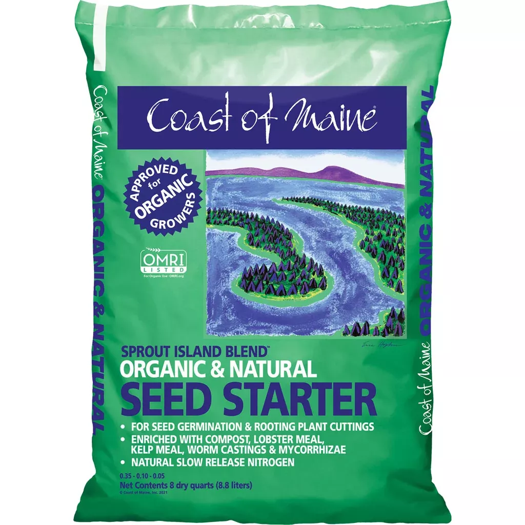 Coast of Maine Sprout Island Seed Starter Soil, 8 qt
