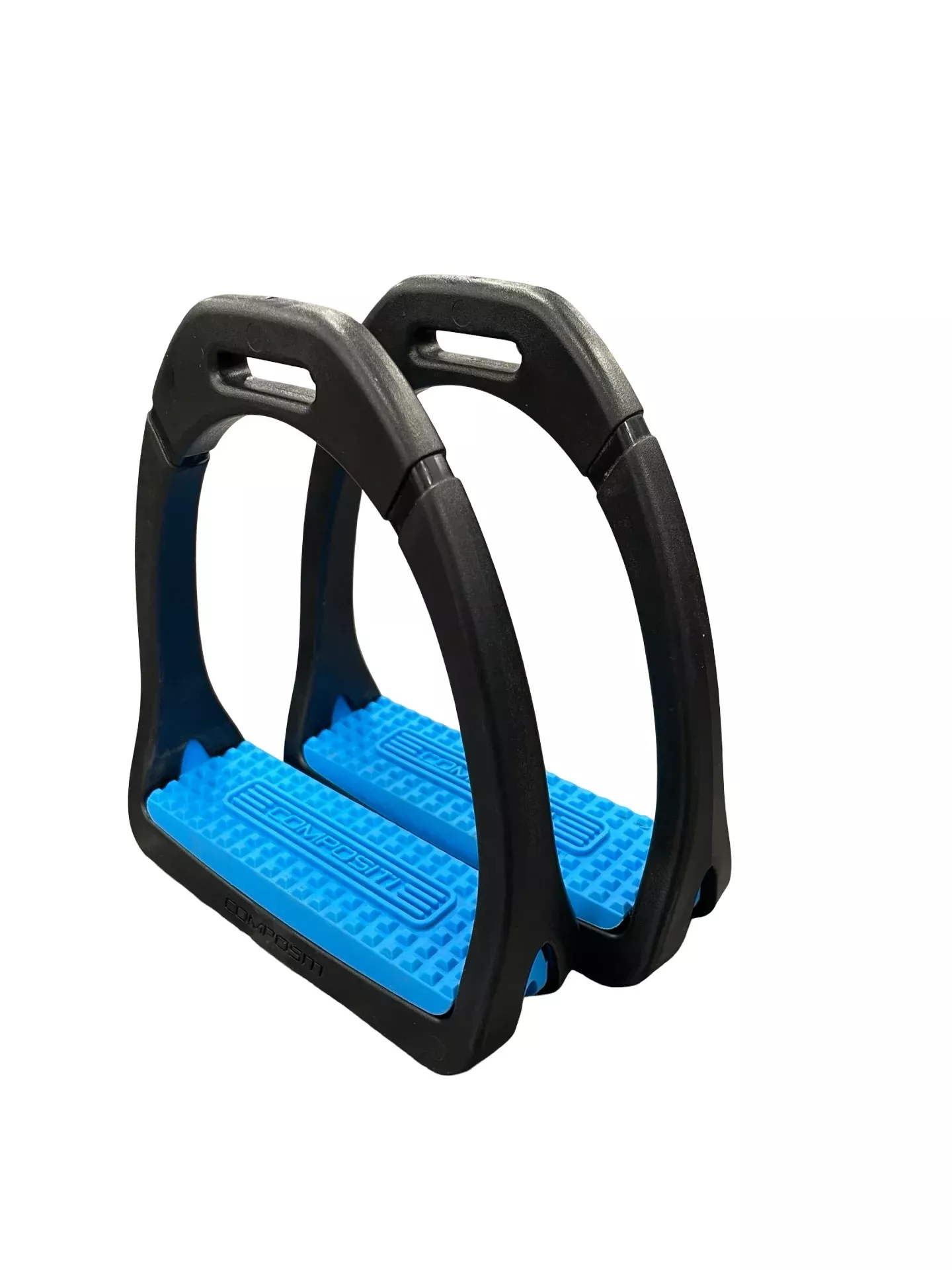 Compositi Stirrups - Black/Blue - Approx 4 3/4" - USED