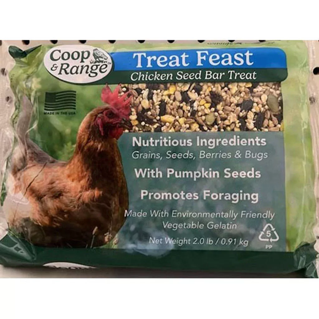 Coop & Range Chicken Seed Bar Treat, Feast, 2 lb