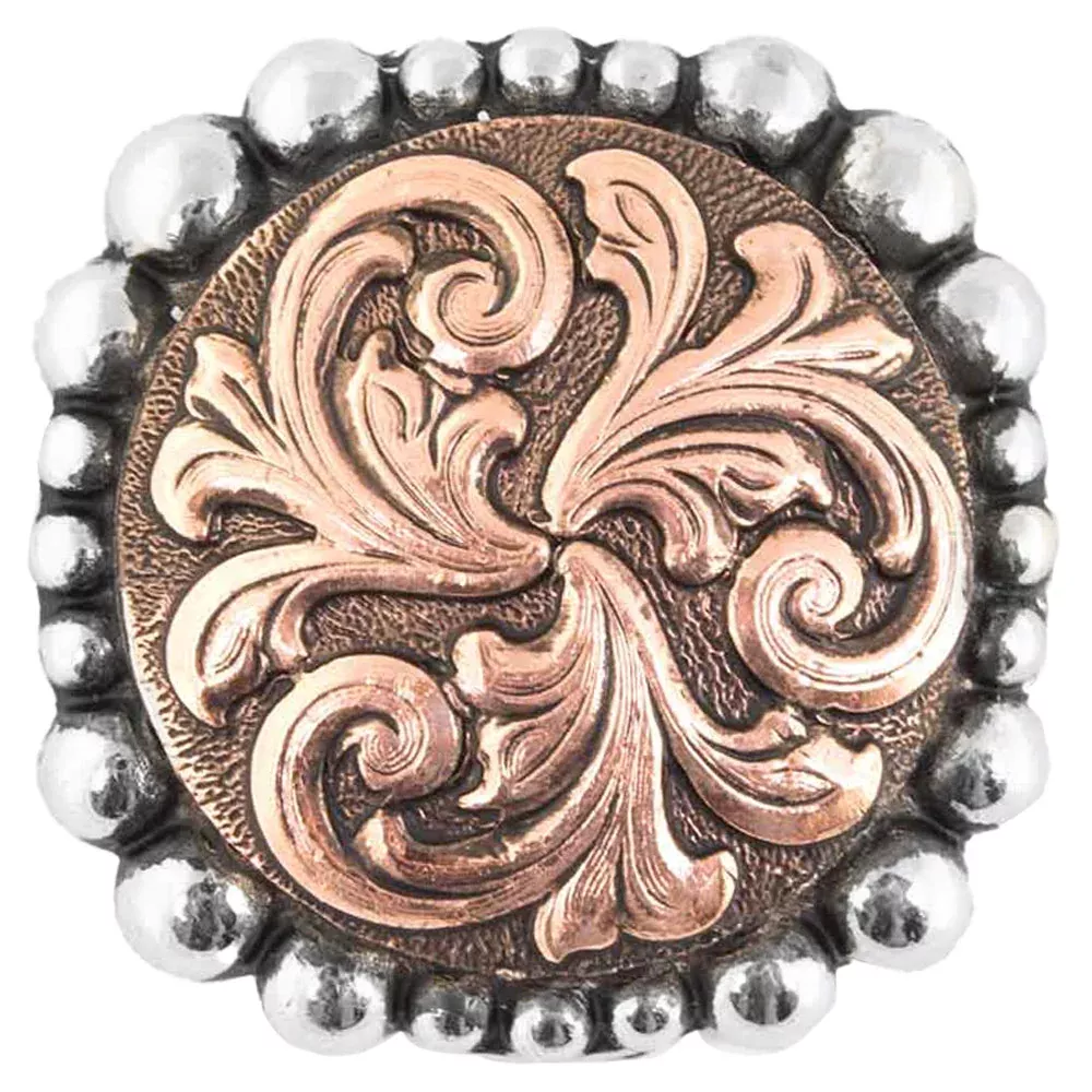 Copper Filigree w/Dots Concho