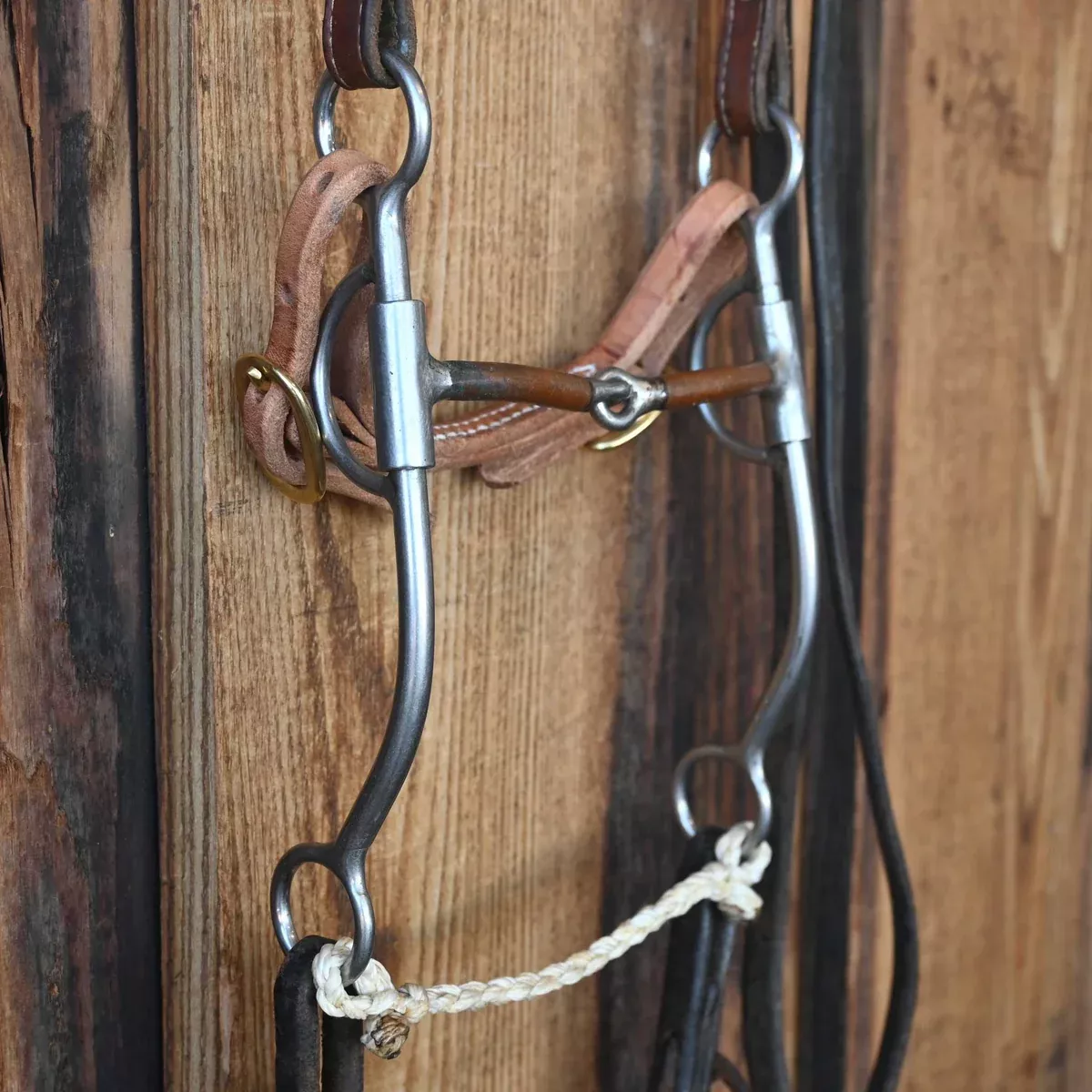 Copper Snaffle Bridle Rig w/Single Ear Headstall