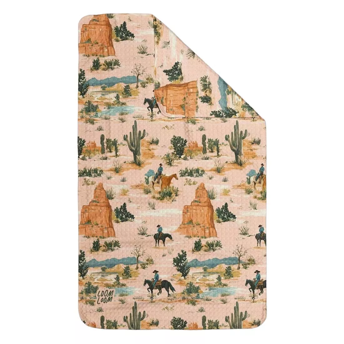 Coral Desert Kitchen Towel