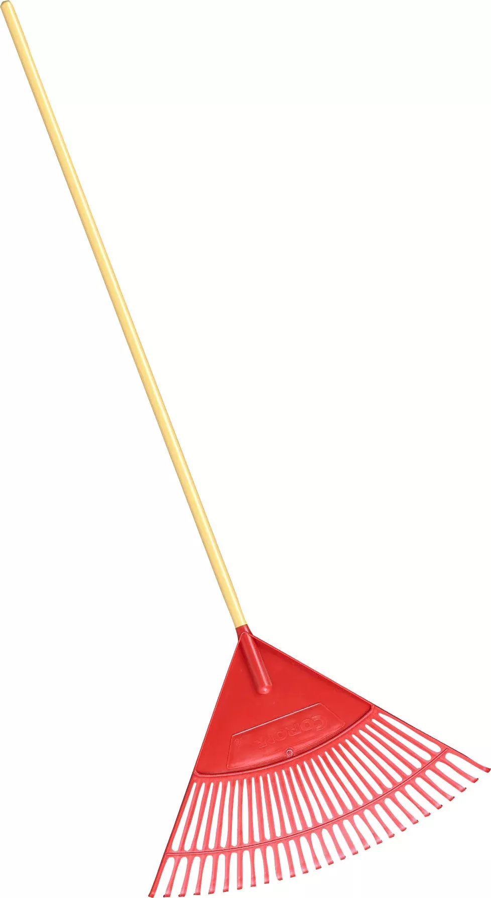 Corona 26-Tine Poly Leaf Rake with Wood Handle, 24 in