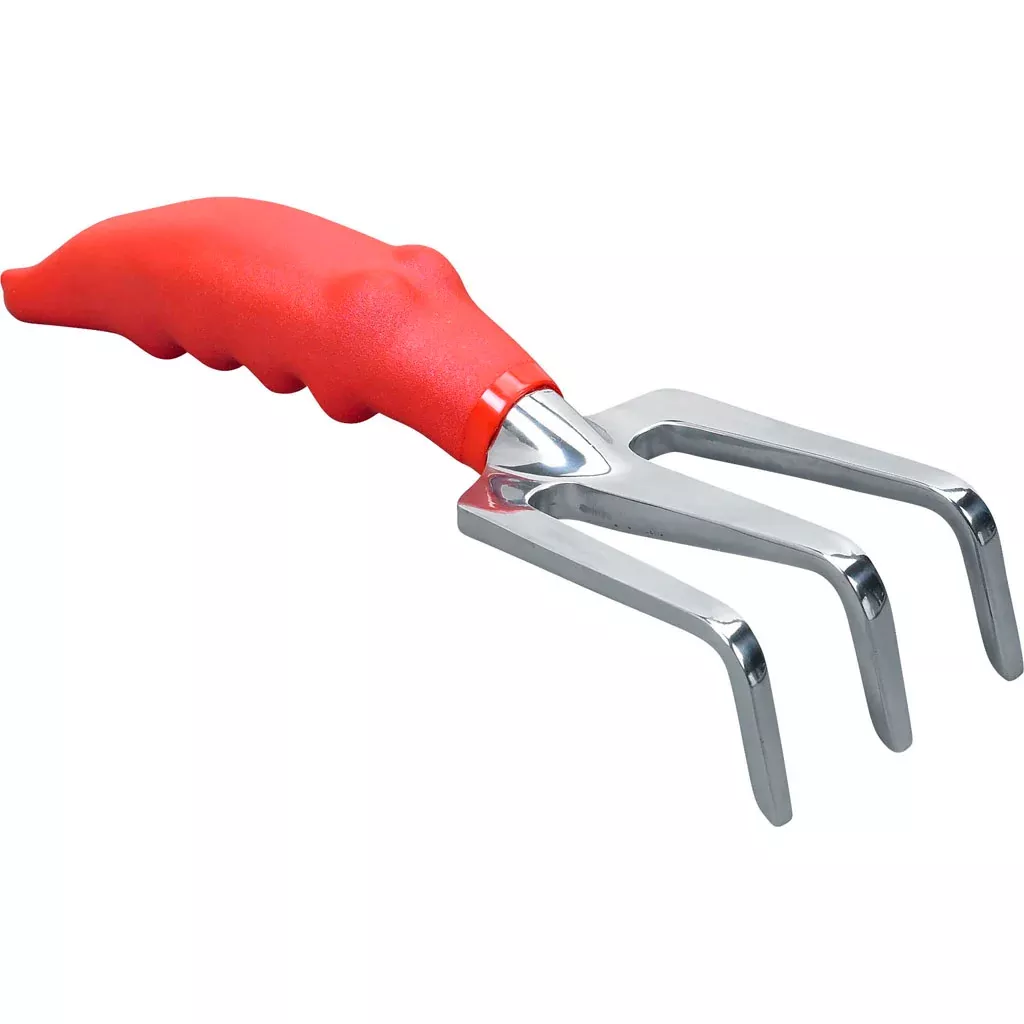 Corona Aluminum Cushion Grip Cultivator, Red