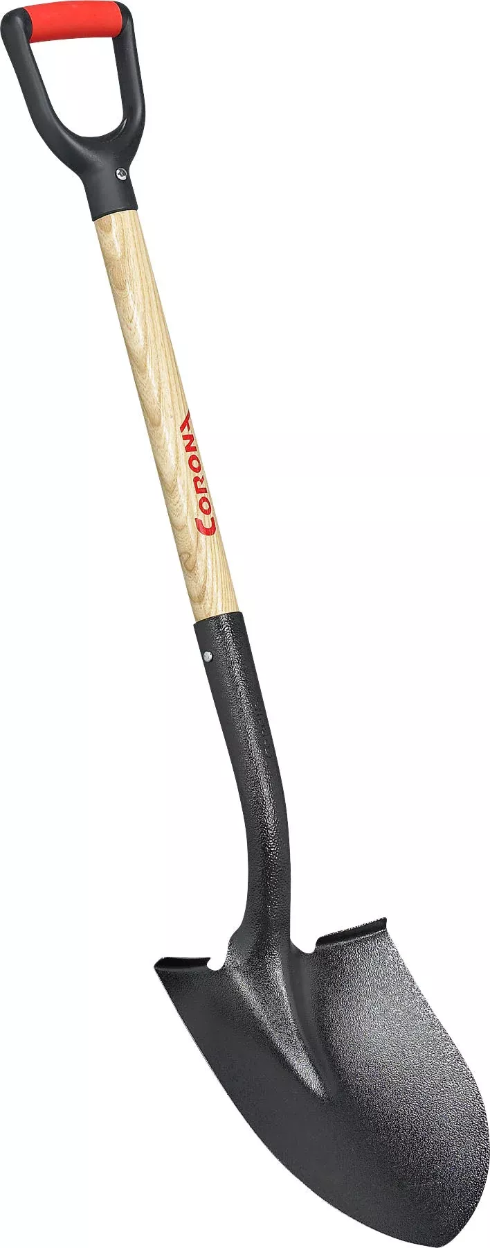 Corona D-Grip Wood Handle Round Point Shovel, 30 in
