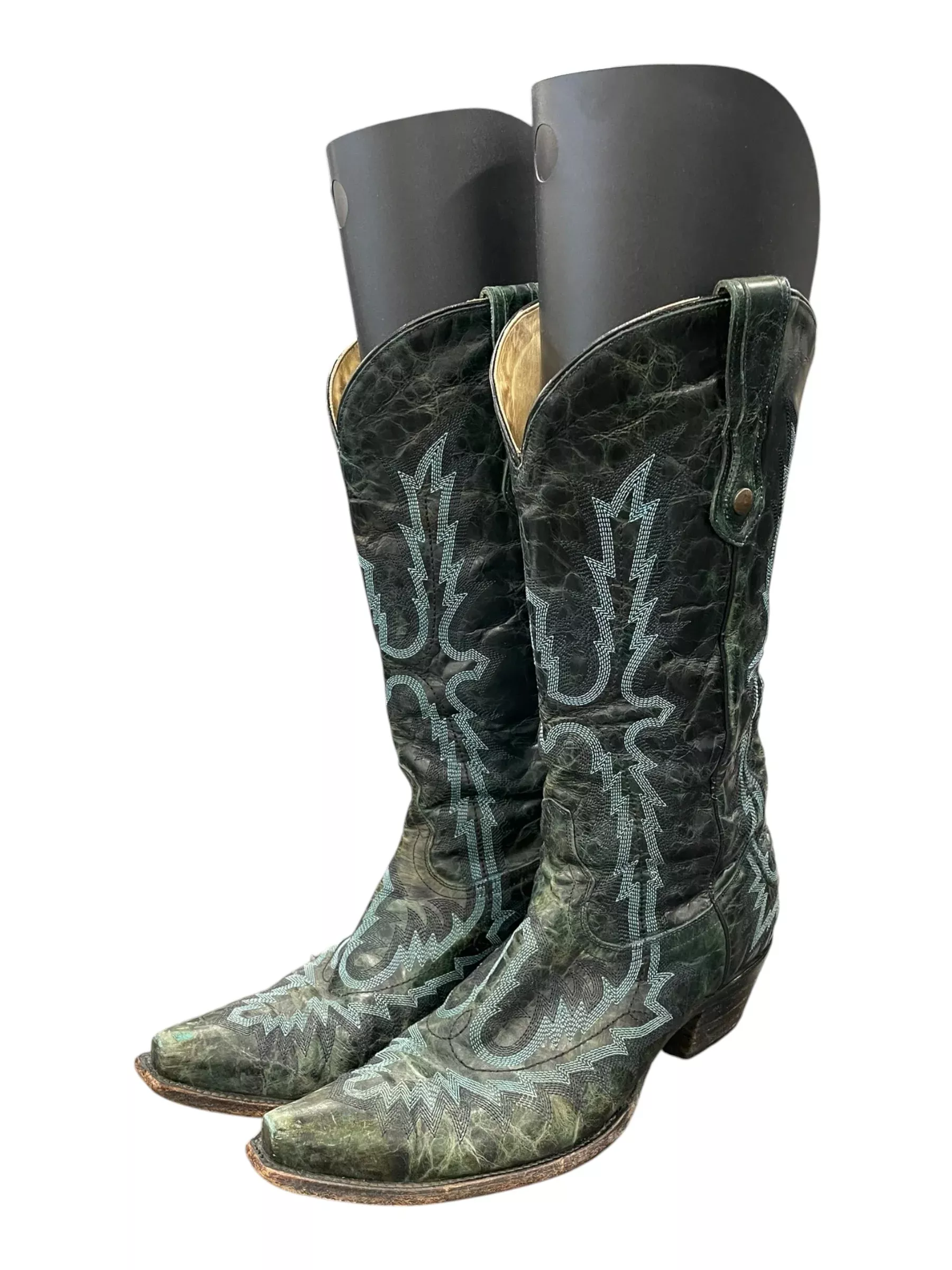 Corral Cowgirl Boots - Black/Blue - 11 - USED
