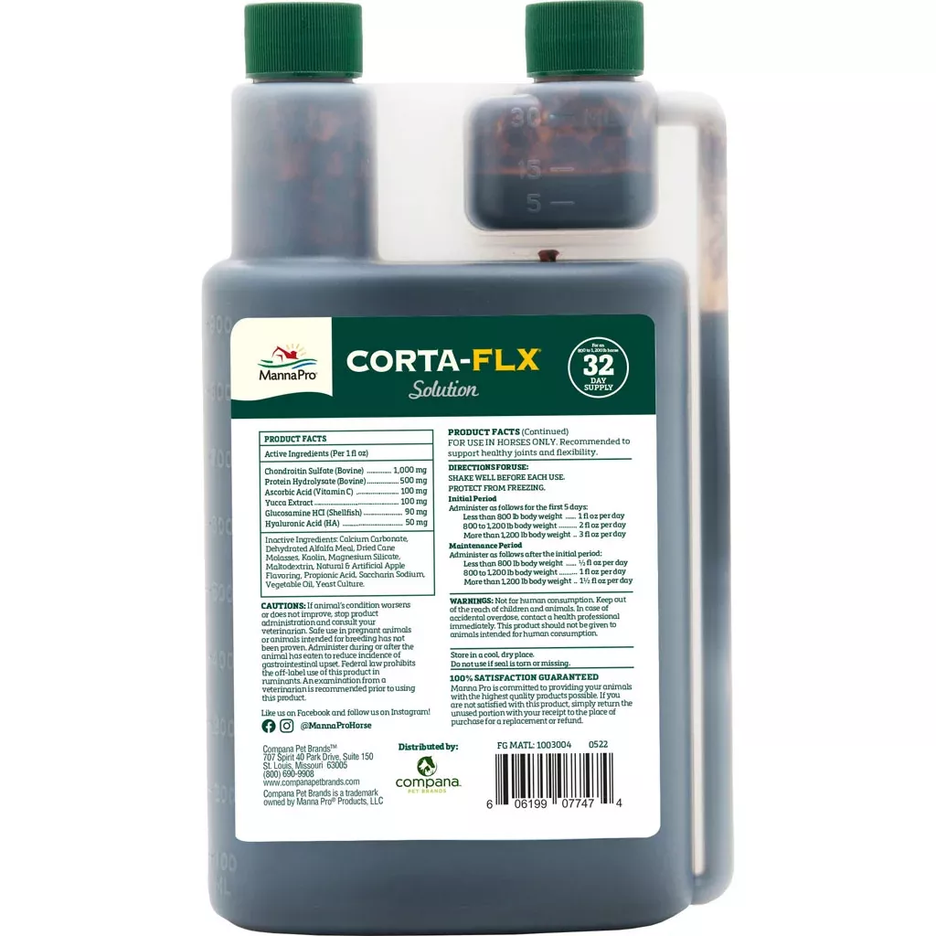 Corta-Flx Solution Horse Joint Supplement, 1 Quart (32-Day)