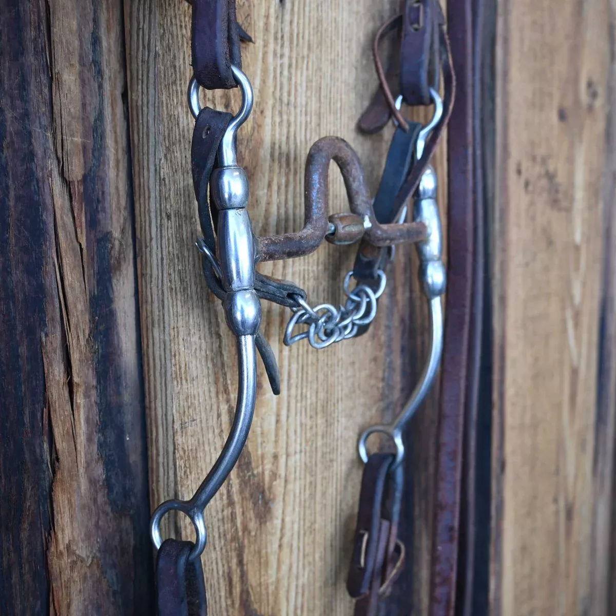 Cow Horse Supply Solid Port Bridle Rig w/Single Ear Headstall