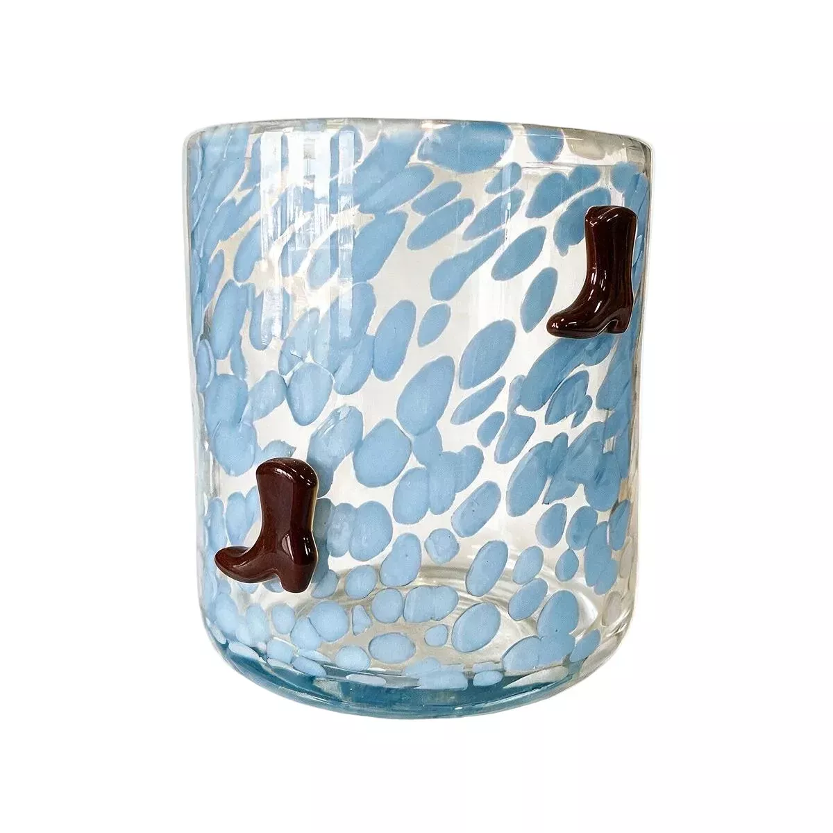 Cowboy Boot Glass Tumbler