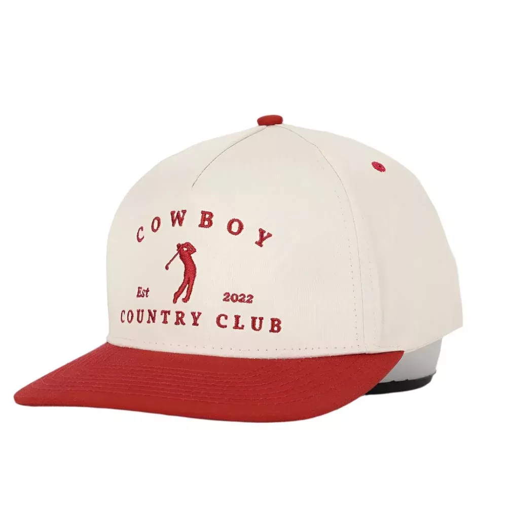Cowboy Country Club Two Tone Golfer Hat