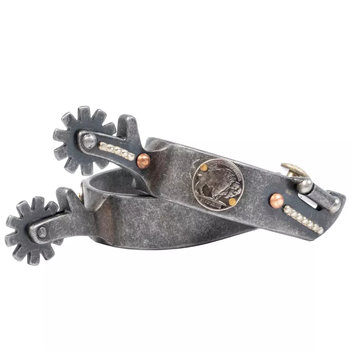 Cowboy Tack Buffalo Coin Spur