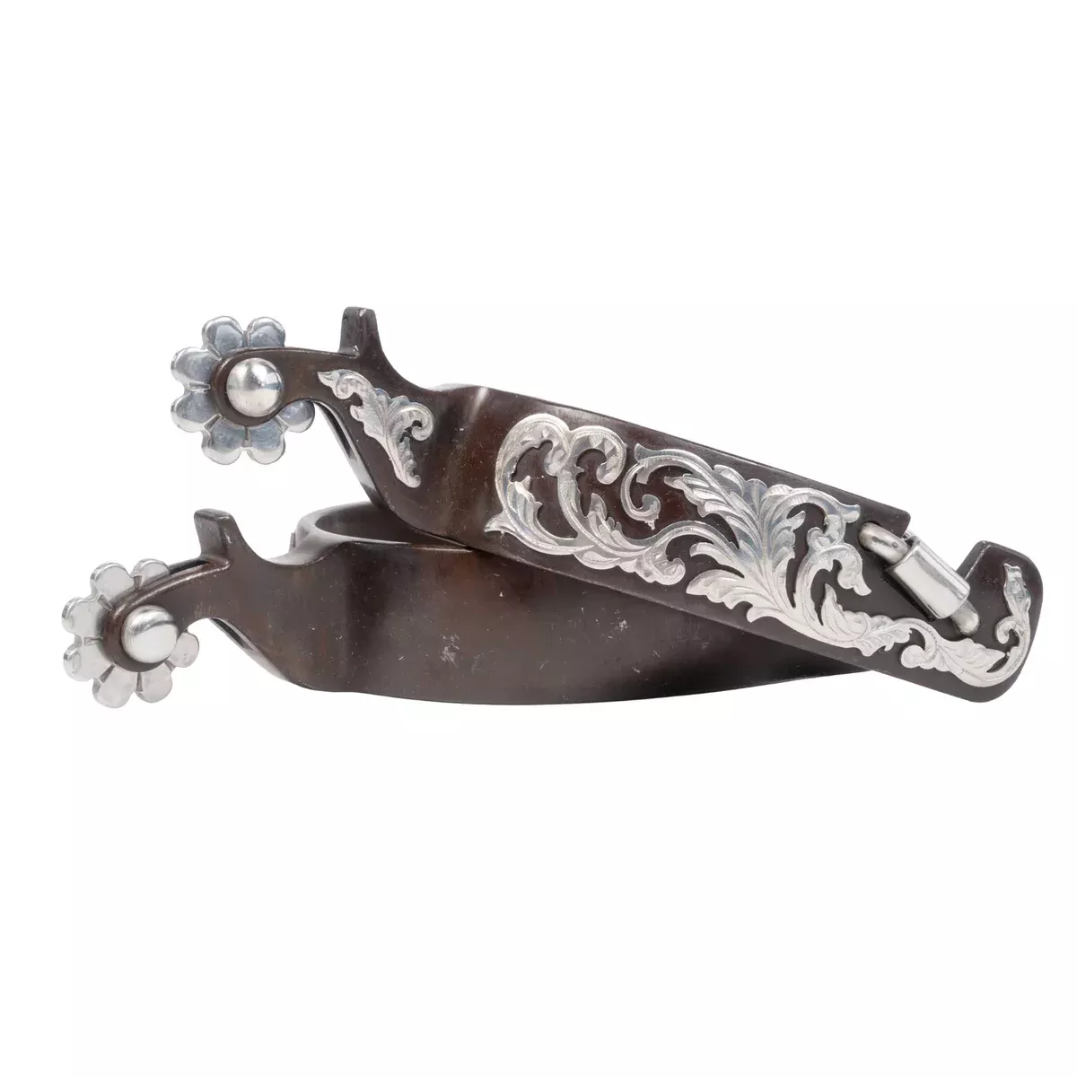 Cowboy Tack Silver Sage Spurs