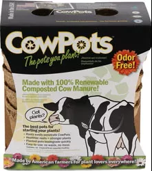 CowPots Round Pots, 3 in, 12 Pack
