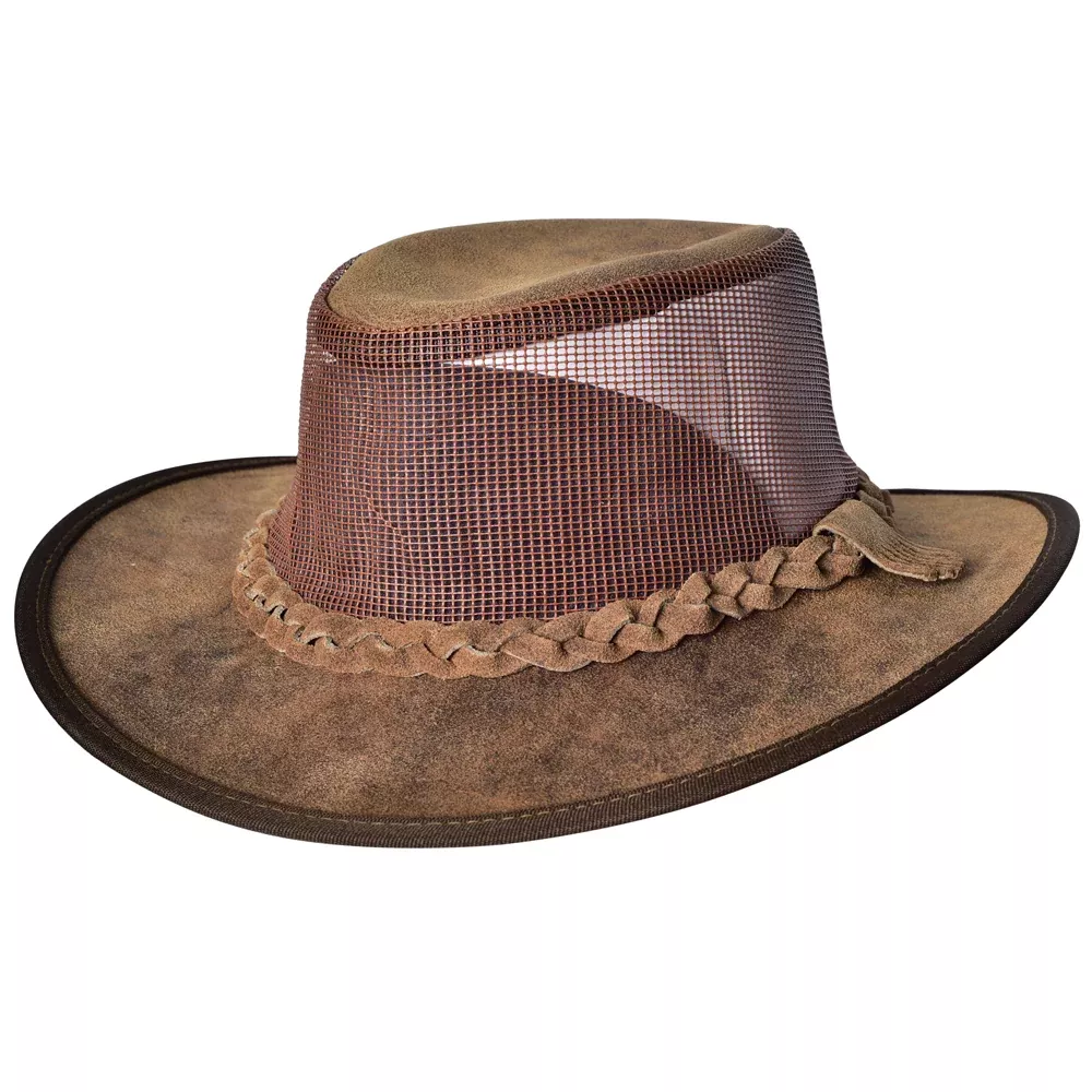 Crazy Horse Cow Suede Tan Cowboy Hat Hilason