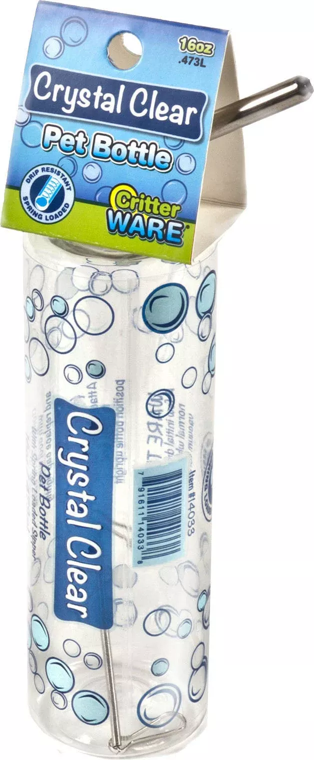 Crystal Clear Plastic Pet Bottle 16 OZ