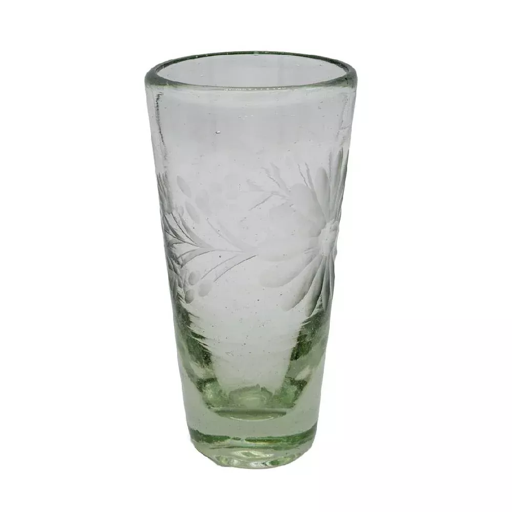 Crystal Optical Shot Glass - Sunflower