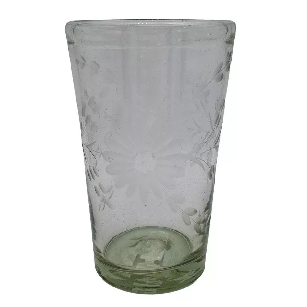 Crystal Tea Glass - Sunflower
