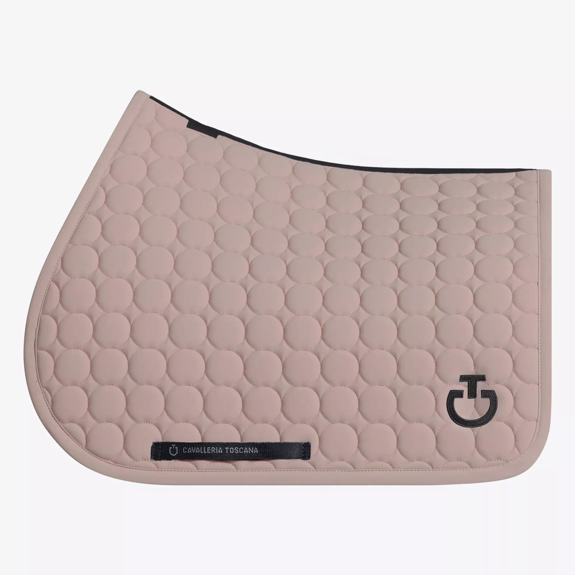 CT Circular Quilted Jersey Jumping Saddle Pad Cipria