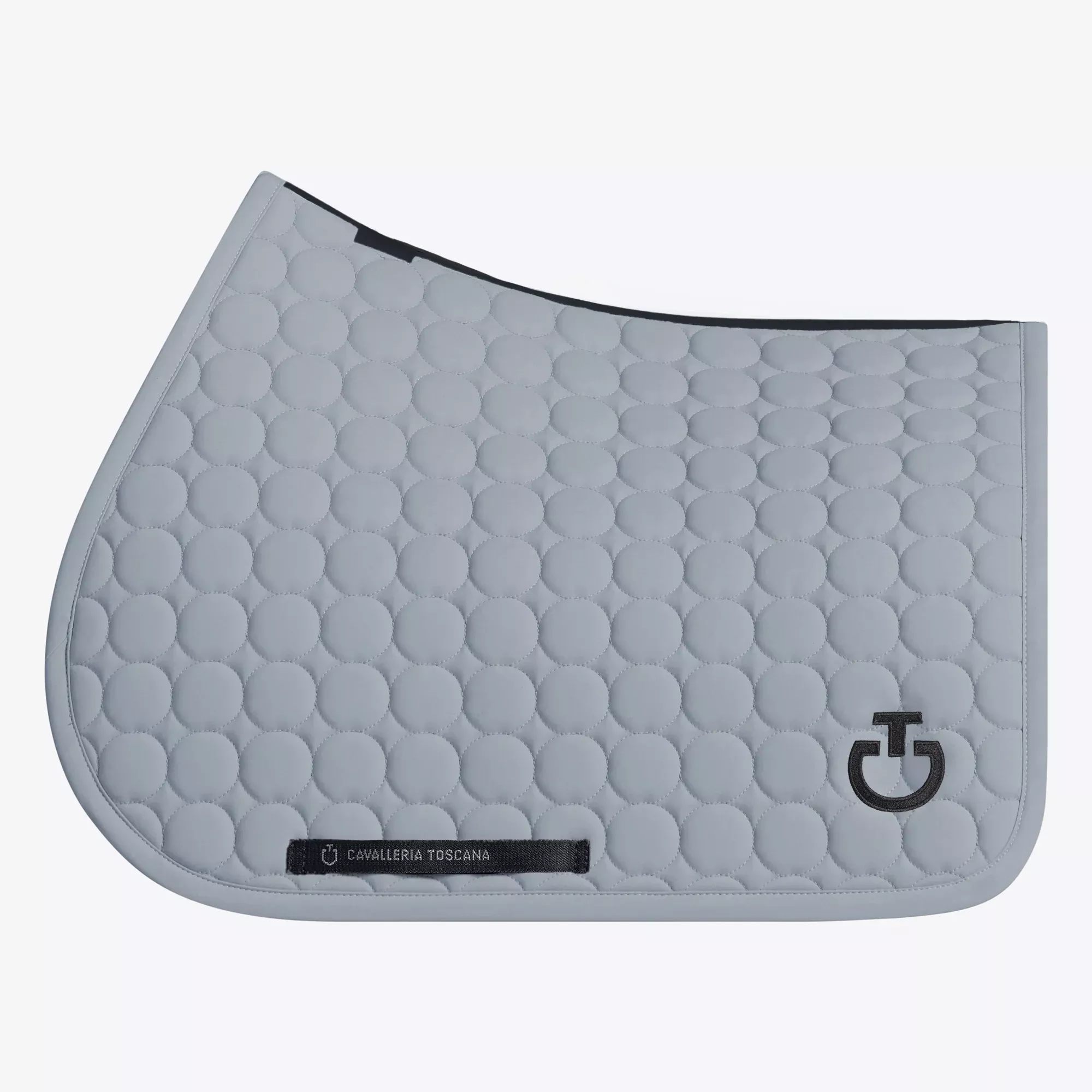 CT Circular Quilted Jersey Jumping Saddle Pad Windward Blue