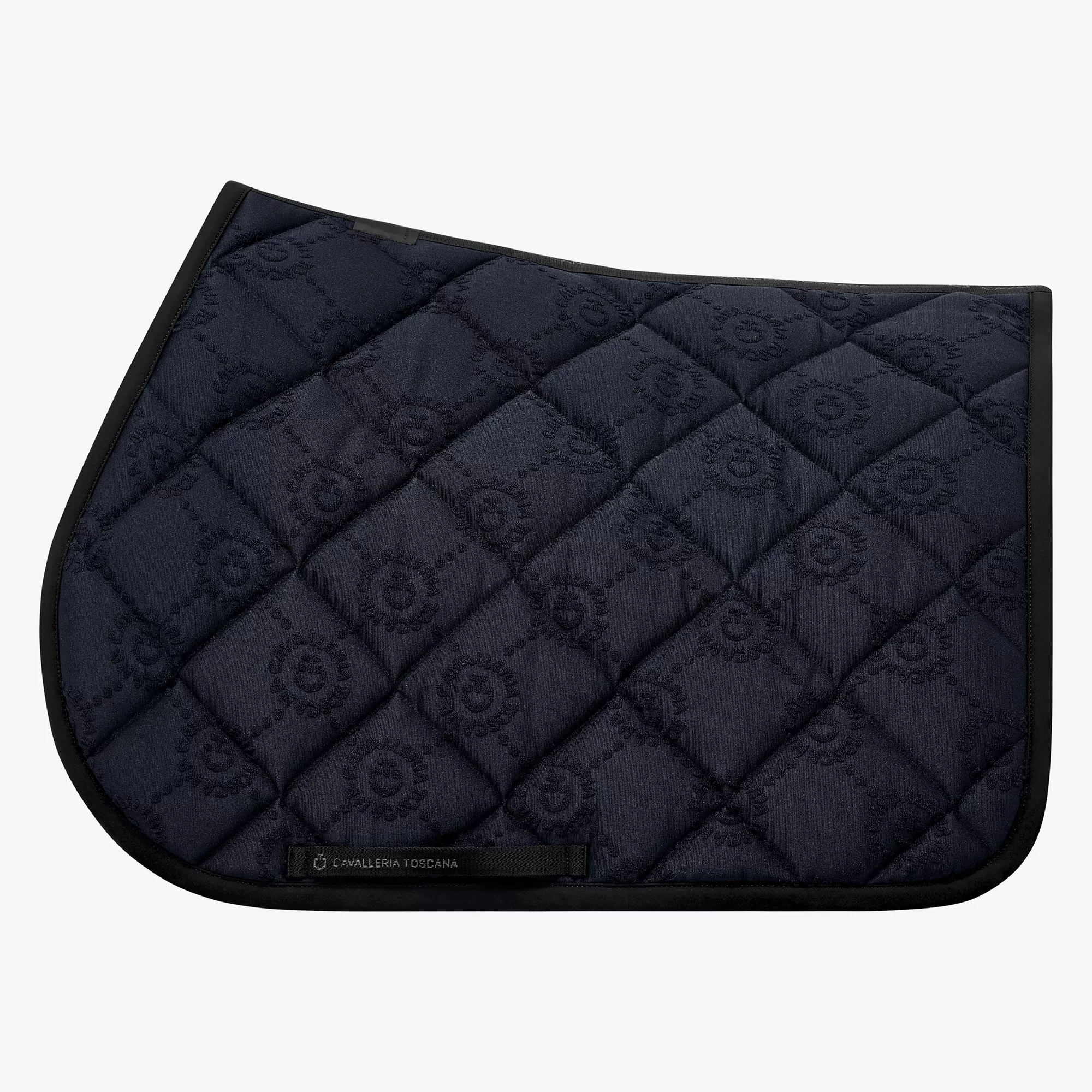 CT Mini Orbit Jacquard Jumping Saddle Pad - Navy