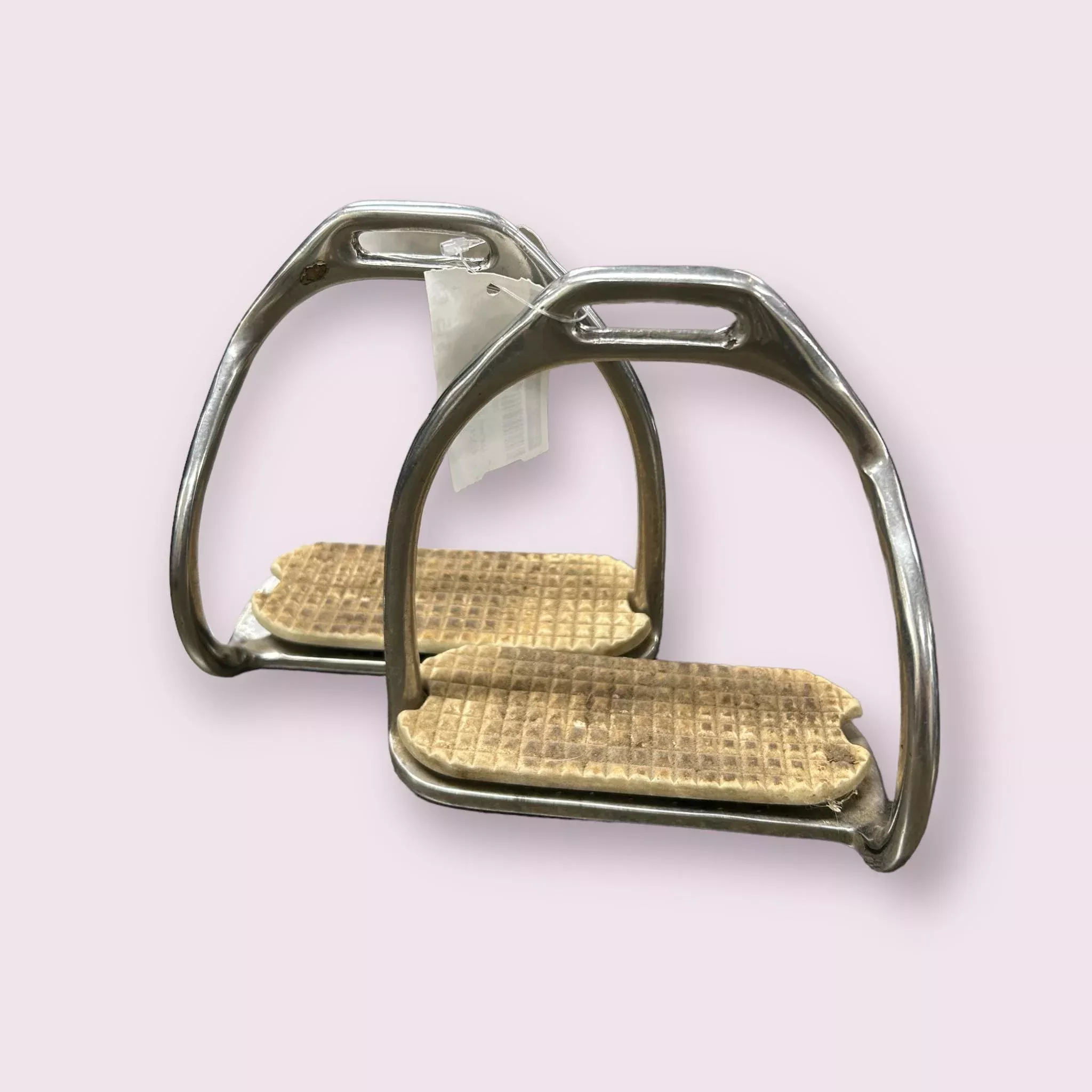 Curved Stirrup Irons - 4 3/4in - USED
