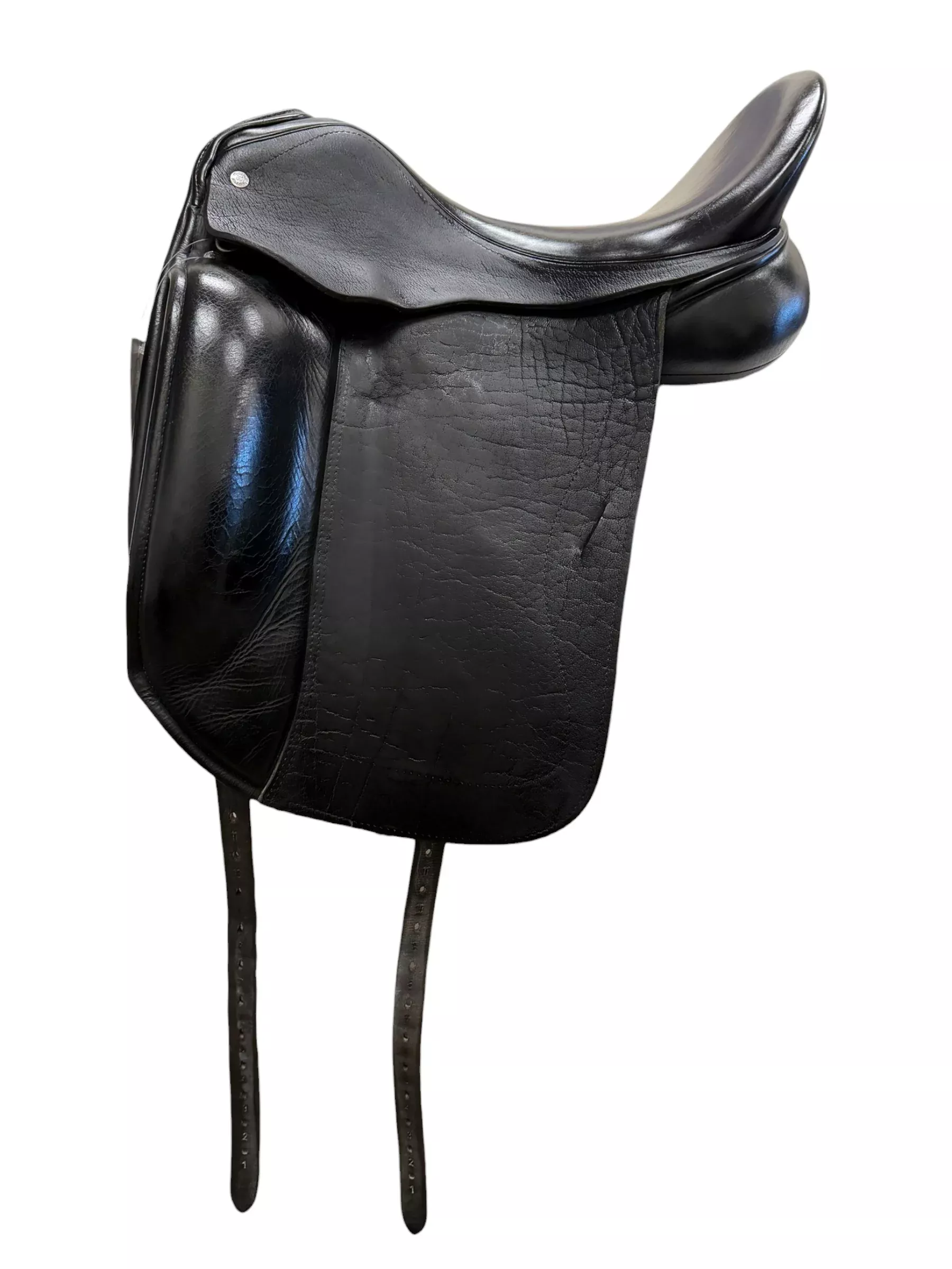 Custom Everest R DR Saddle - Black - 17.5" / 5" Gullet - USED
