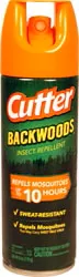 Cutter Backwoods Insect Repellent Aerosol, Unscented, 6 oz