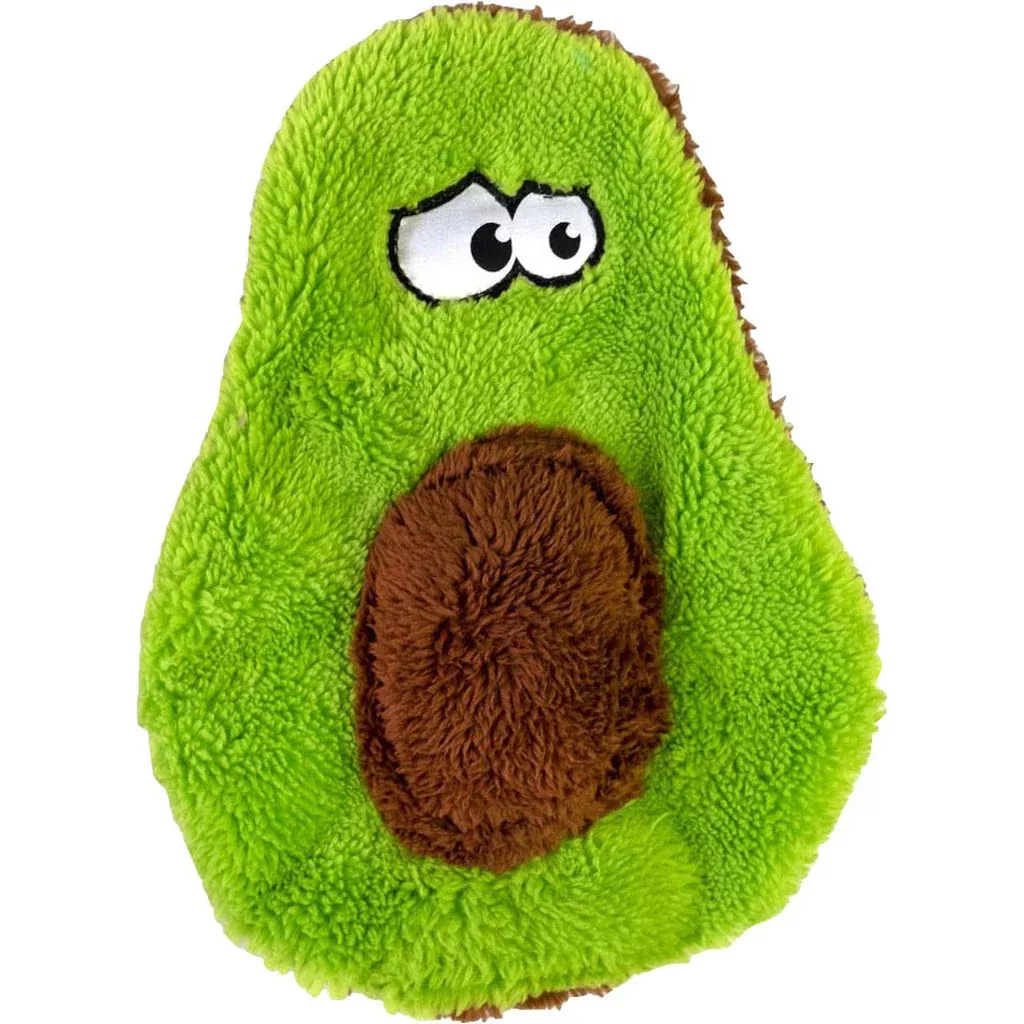 Cycle Dog DuraPlush Avocado Dog Toy, Green, Medium