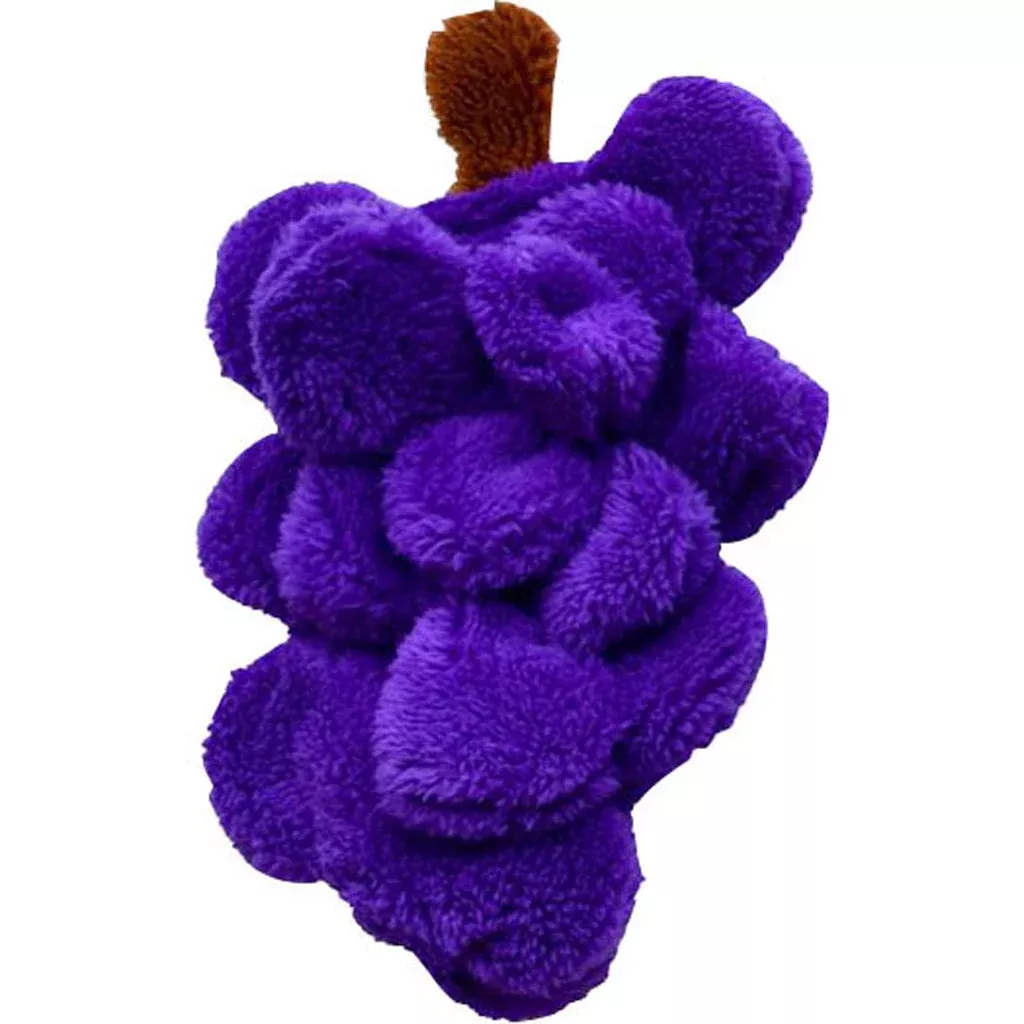 Cycle Dog DuraPlush Grapes Dog Toy, Medium, Purple