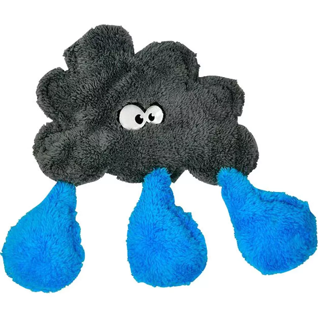 Cycle Dog Duraplush Rain Cloud Puzzle Dog Toy, Gray - Medium