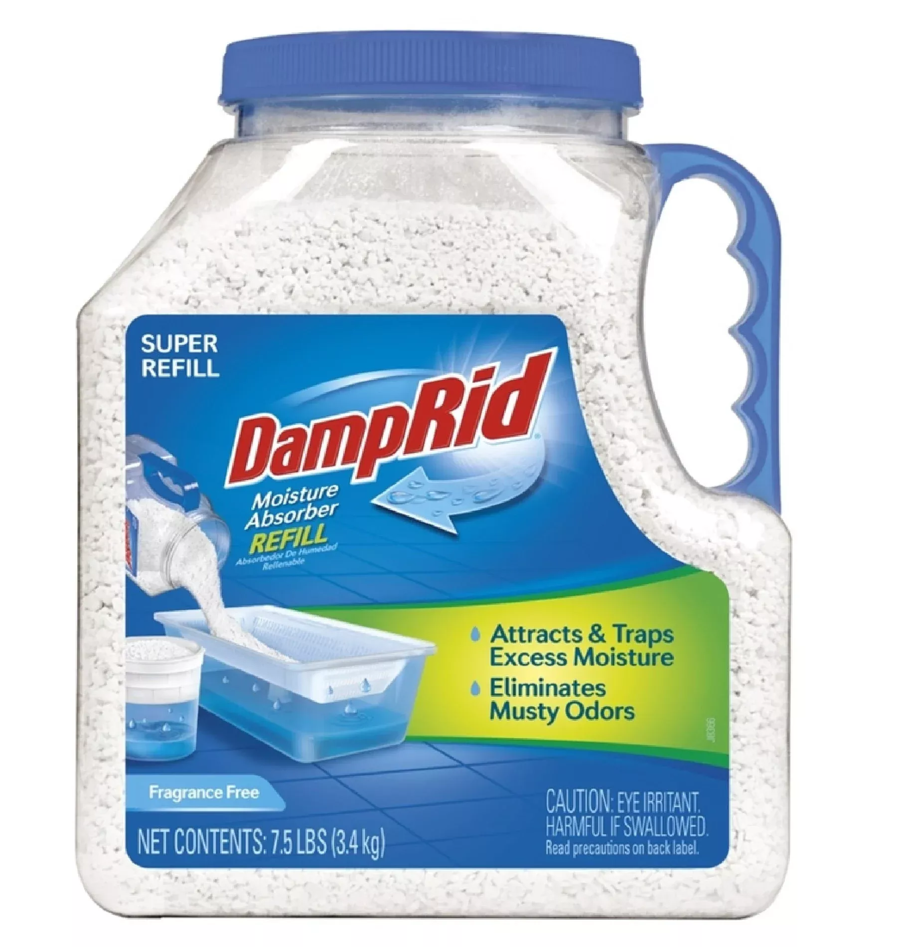 DampRid No Scent Moisture Absorber Refill, 7.5 lb