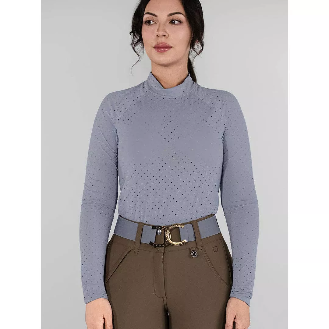 Dapplebay Aircut Mock Neck LS Top