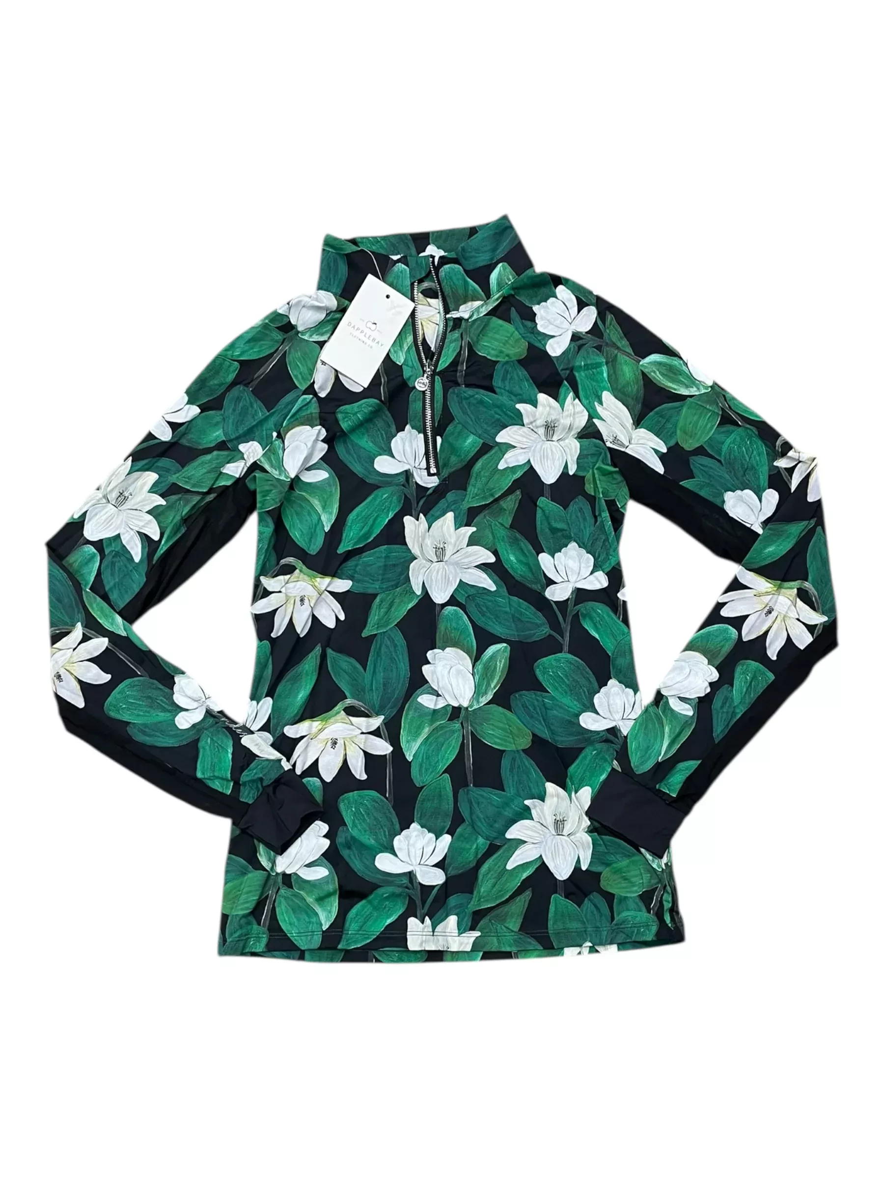 Dapplebay LS 1/4 Zip Shirt *NWT* - Green/Black - M - USED