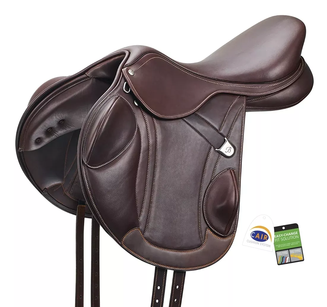 DEMO - Bates Advanta Luxe Leather Eventing Saddle with CAIR