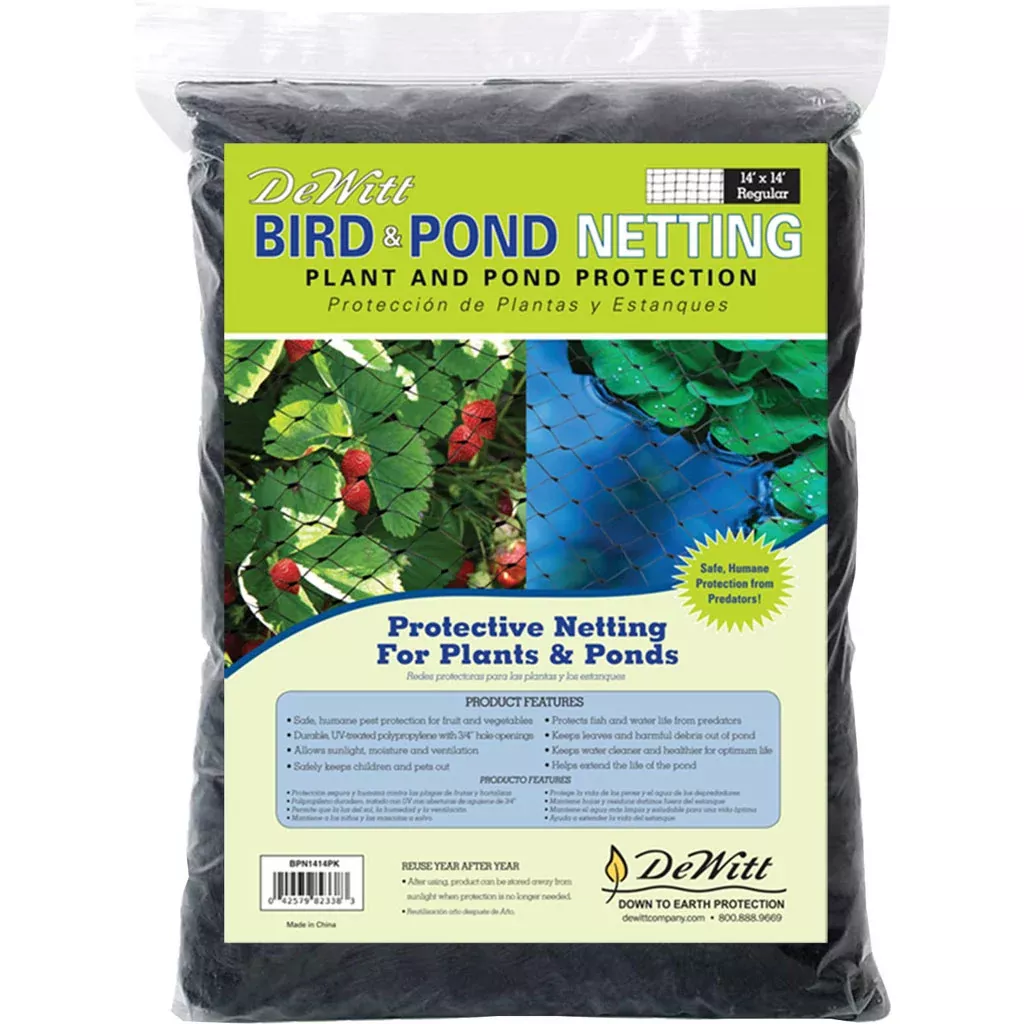 DeWitt Plant/Pond Netting, Black, 14 ft