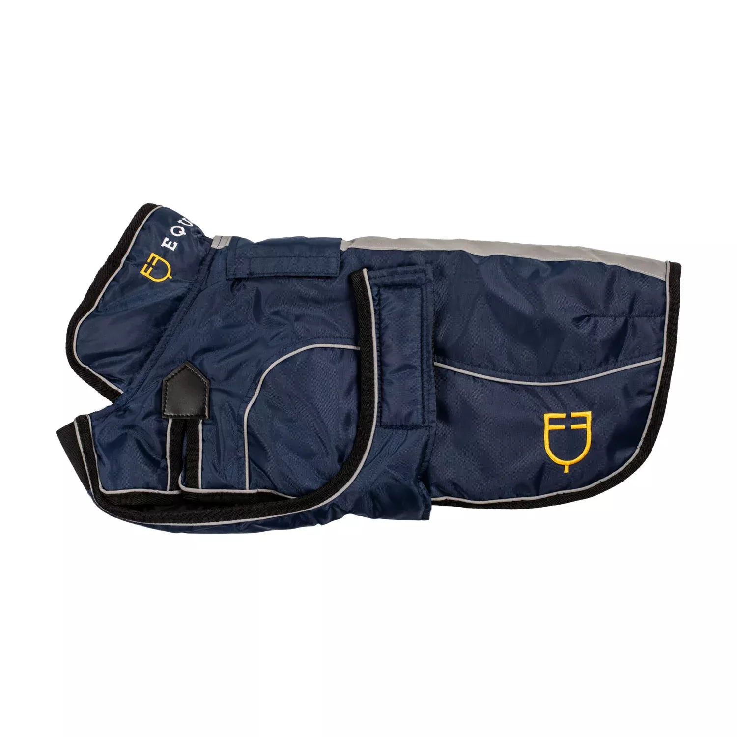 Dog Coat with Reflective Piping