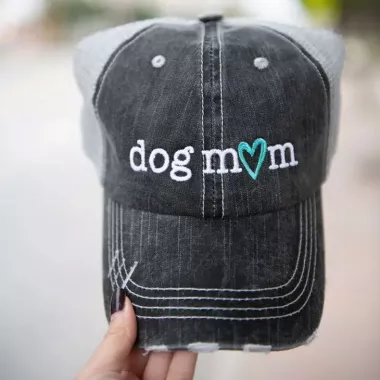 'Dog Mom' Adjustable Ball Cap