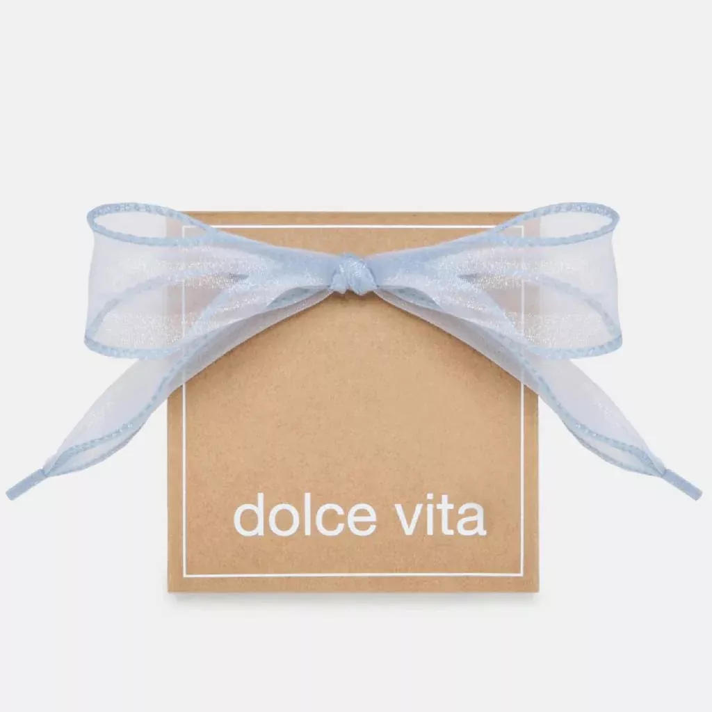 Dolce Vita Curly Organza Lace - Light Blue