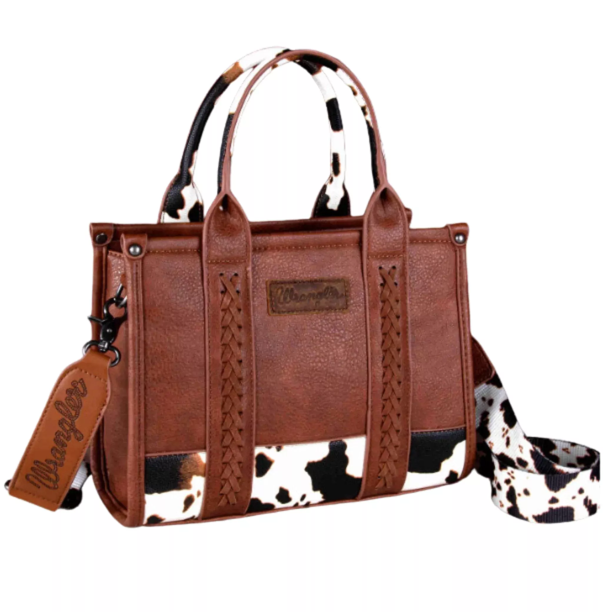 DoNot Use Wrangler Cow Print Crossbody Bag