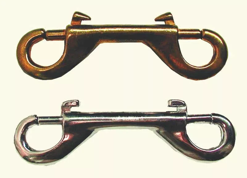 Double End Snap-Nickel Plated-4.75"