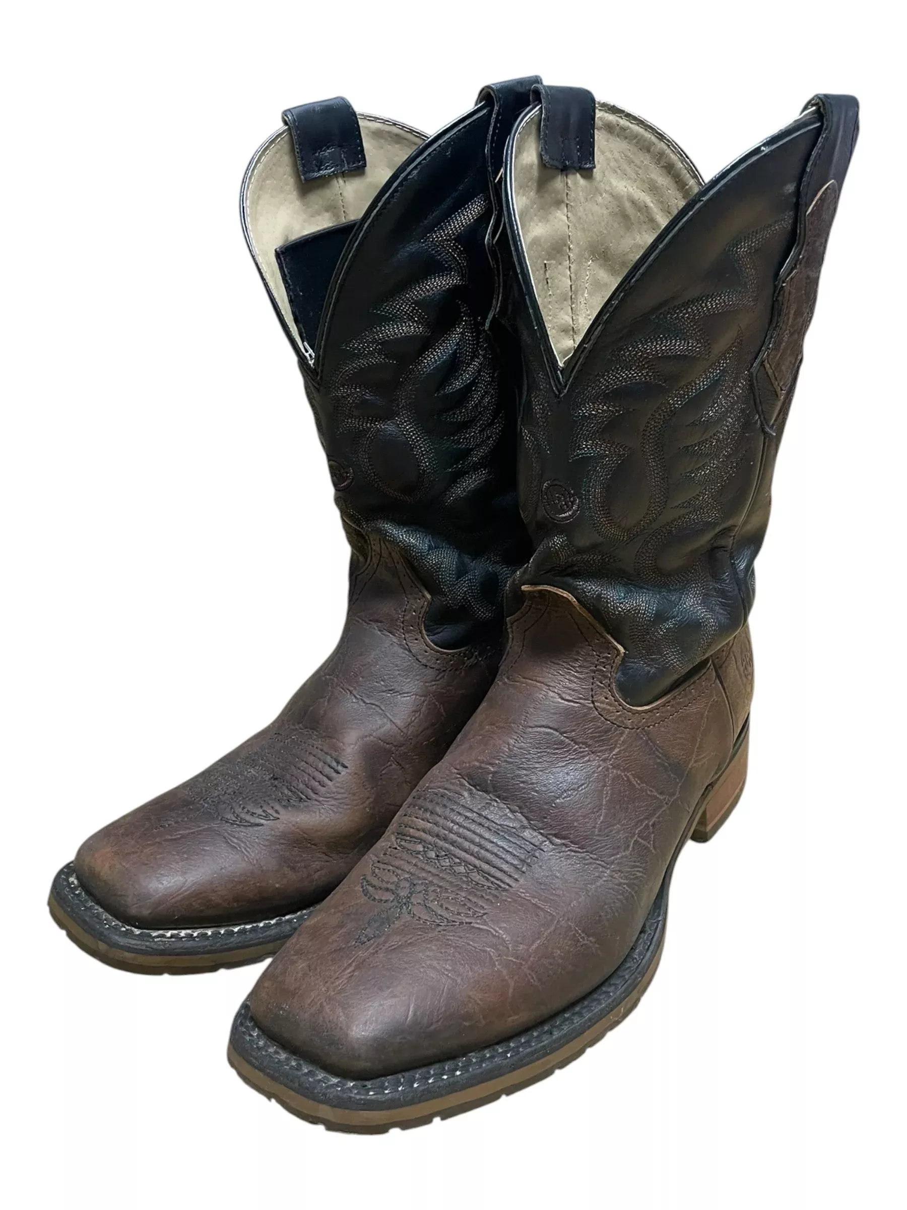 Double-H Cowboy Boots - Brown - Men's 13D - USED