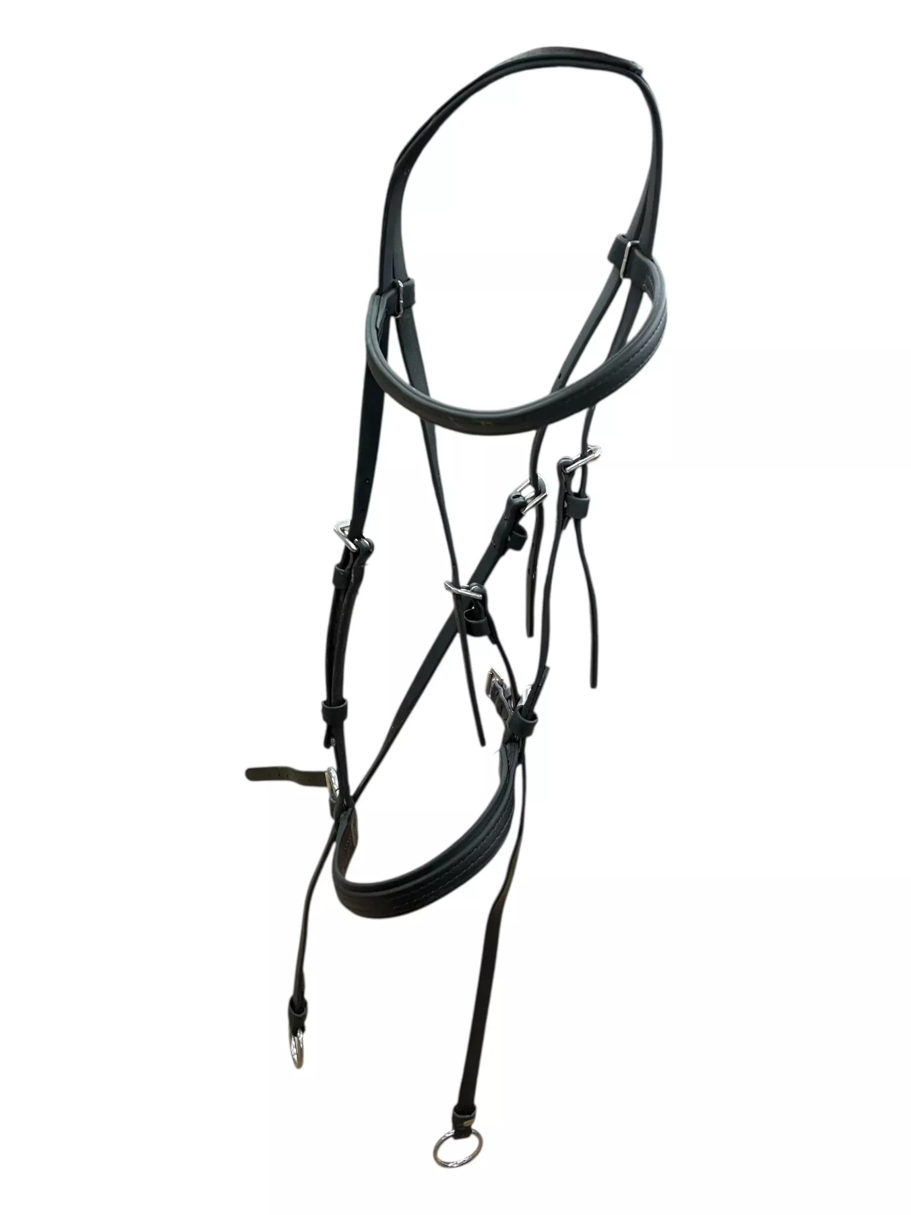 Dr Cook Bitless Headstall - Black - Est. Medium - USED