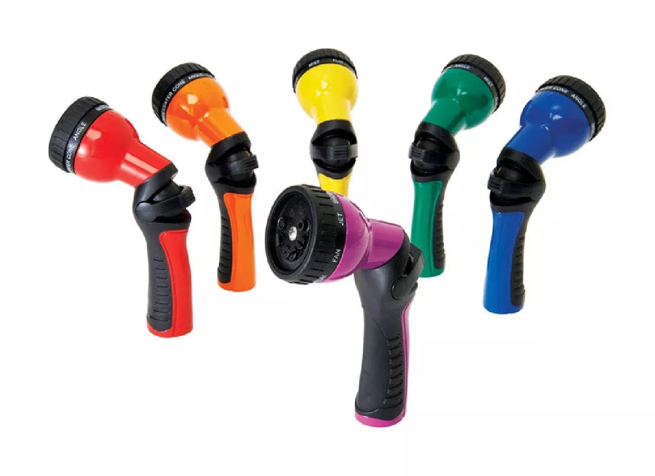 Dramm 9-Pattern Hose Nozzle, Assorted Colors