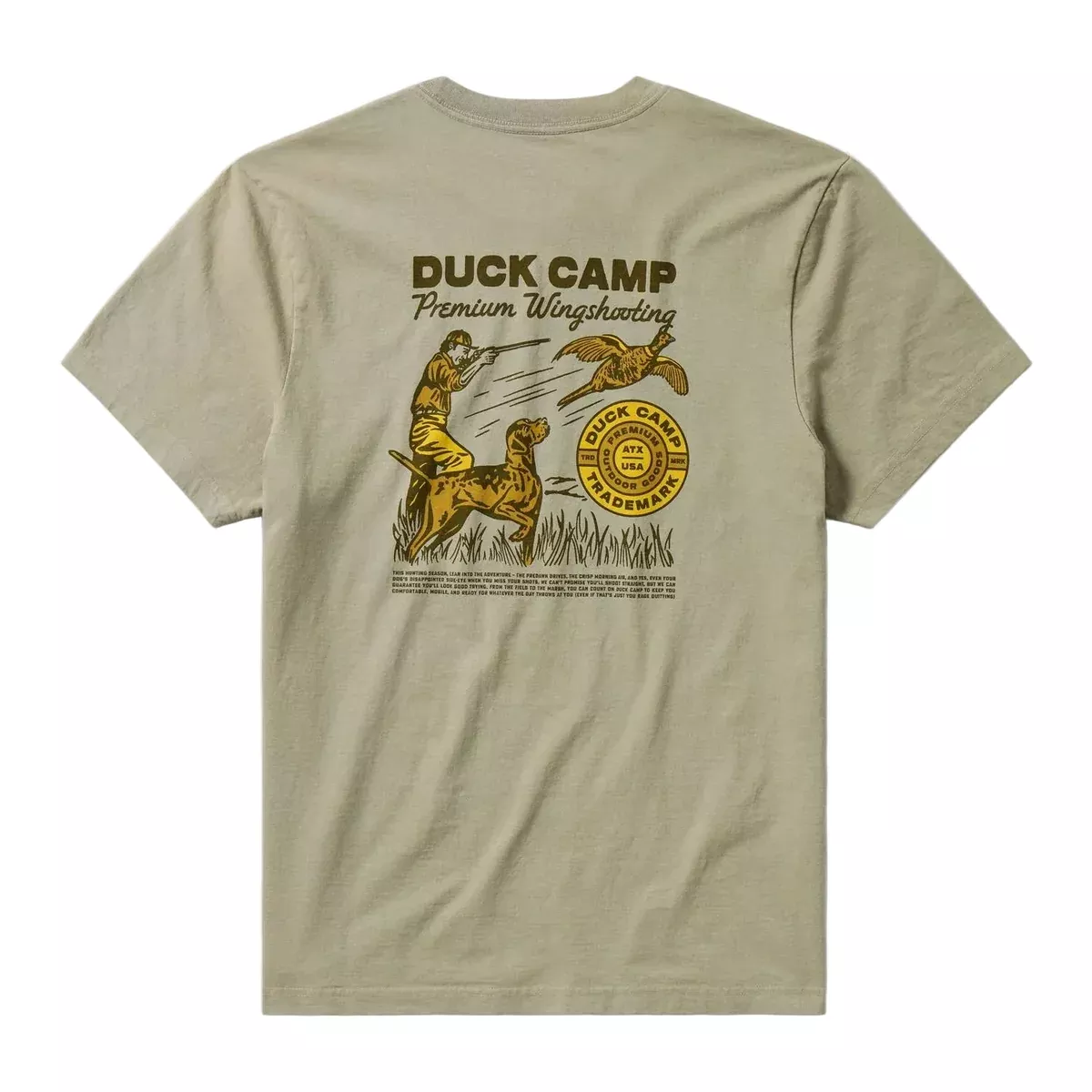 Duck Camp Brass Shot Vintage Khaki Tee