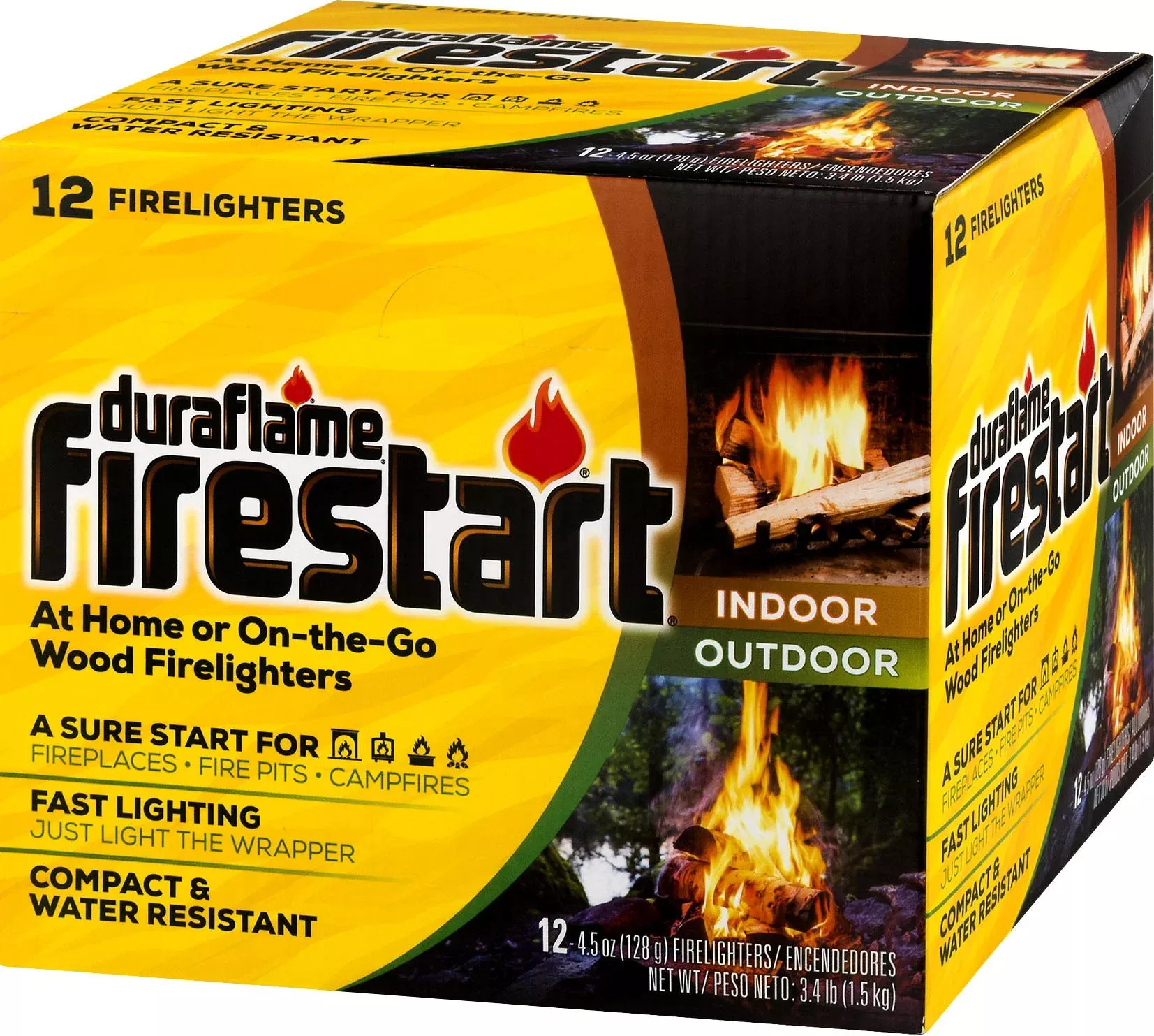 Duraflame Firestart Indoor/Outdoor Firelighters, 4.5 Oz, 12-Count