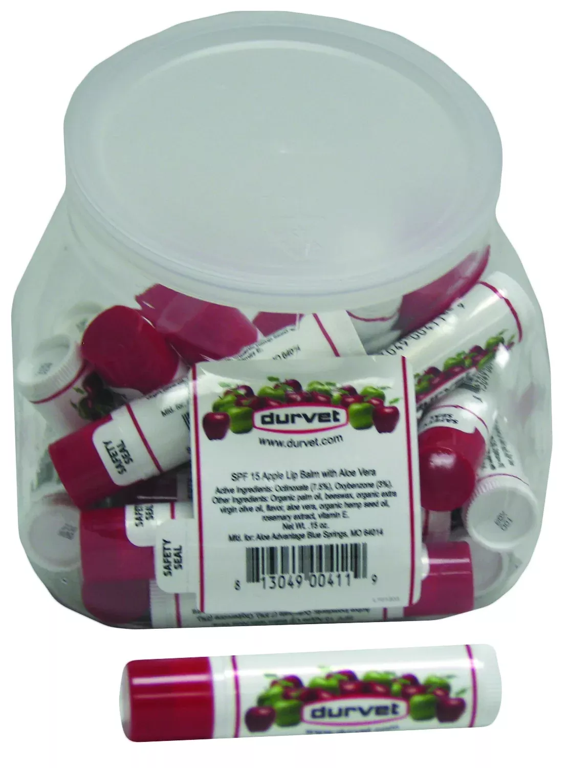 Durvet Lip Balm Bubble Display