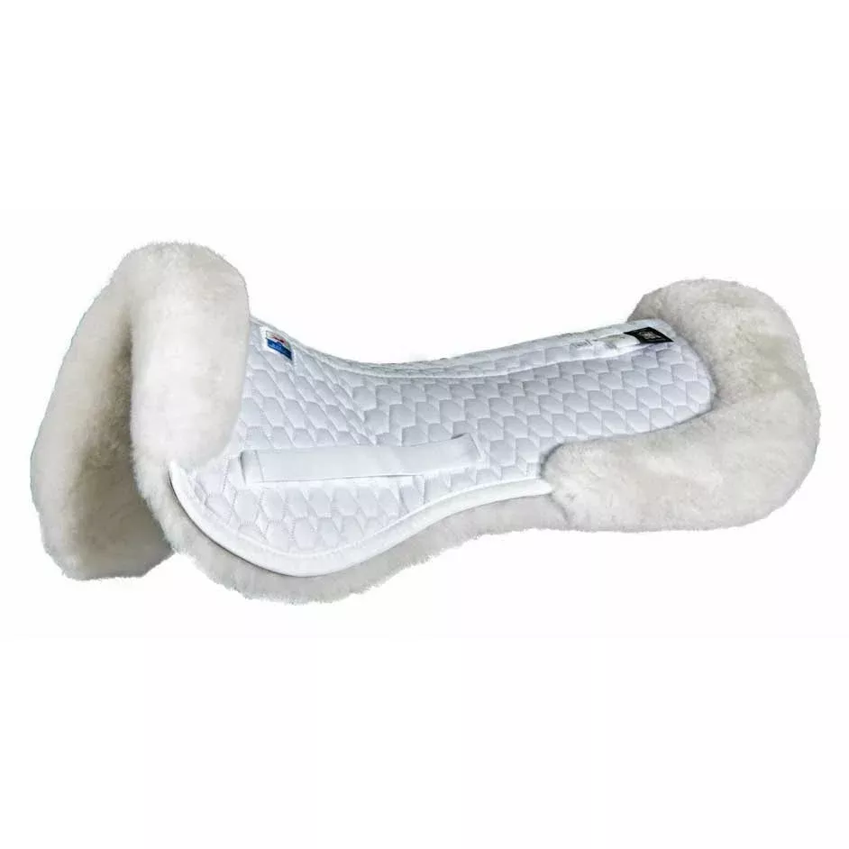 E.A. Mattes Platinum Jump Half Pad with Front & Rear Sheepskin Trim