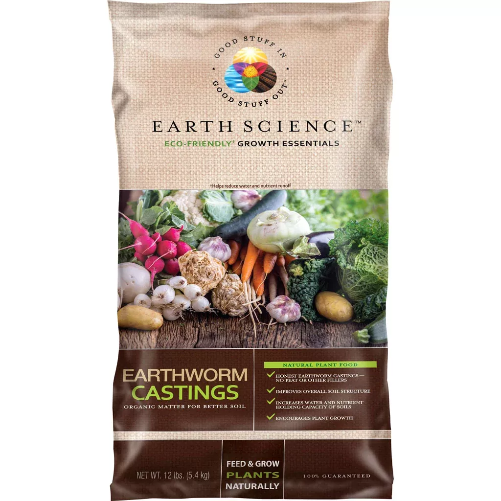 Earth Science Earthworm Castings, 12 lb