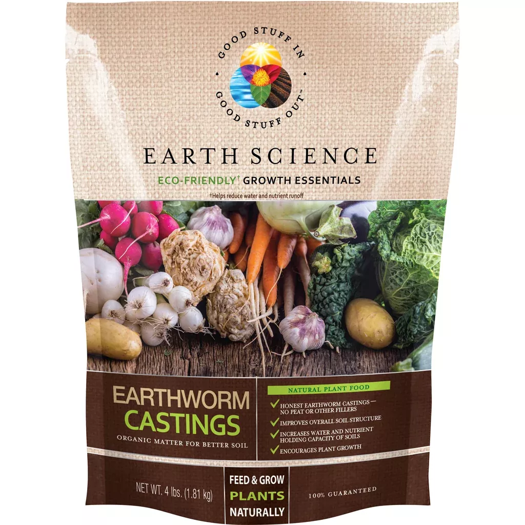 Earth Science Earthworm Castings, 4 lb